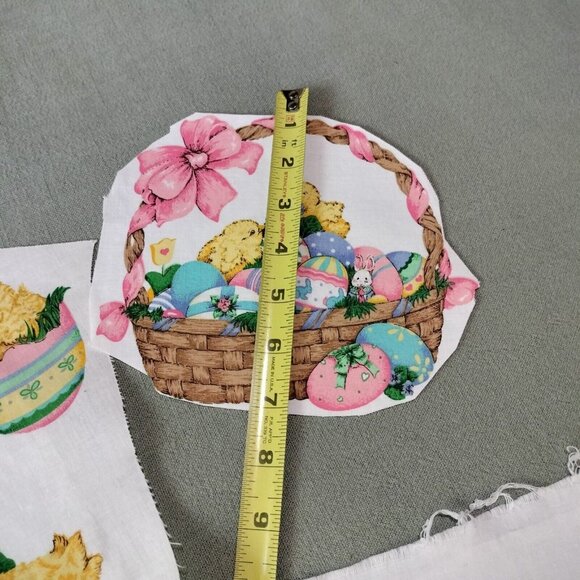 4/$20 Cranston Spring Fever Appliques Easter Bunny Chicks Ducklings Basket - Picture 5 of 7